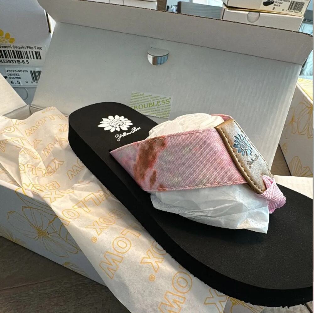 $29 RETAIL Yellow Box Womens Fulara Pink Size 6.5